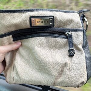 Rosetti Two-Tone Crossbody Bag